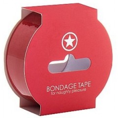 Красная лента Non Sticky Bondage Tape - 17,5 м.